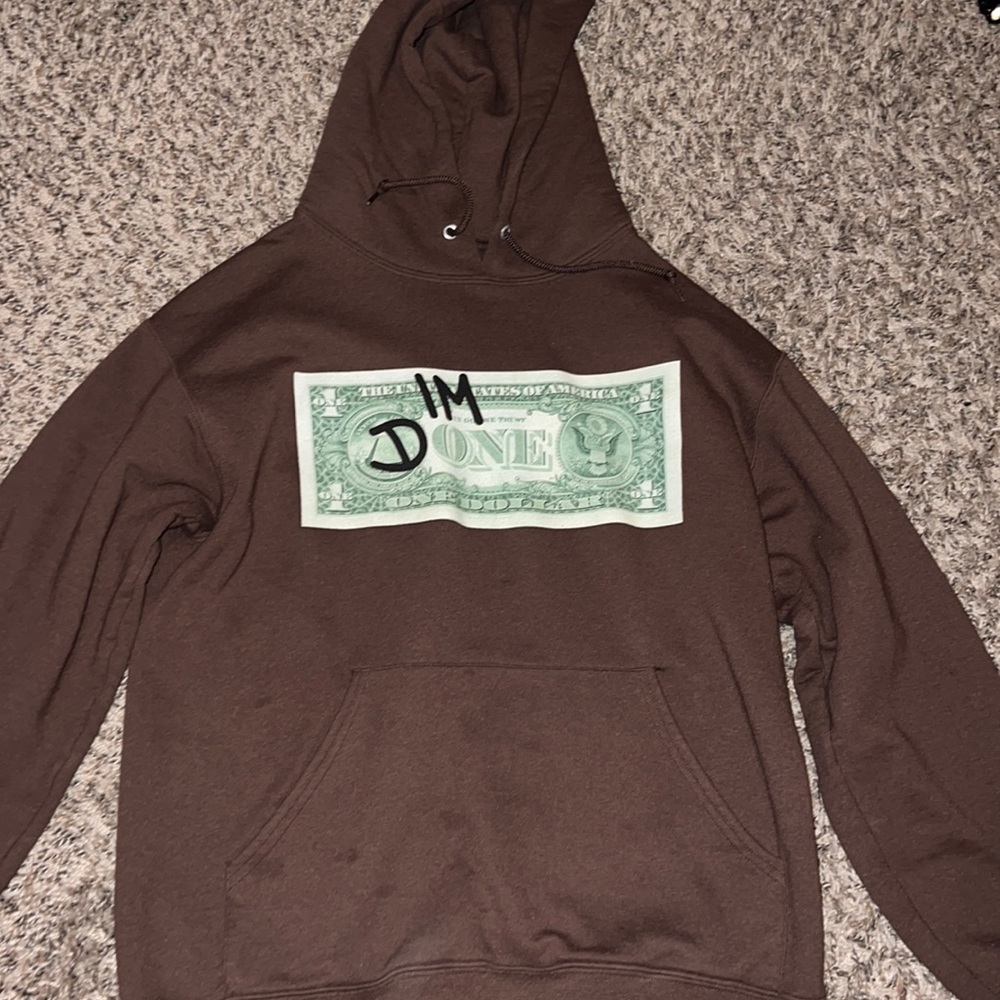 Brown Money Hoodie